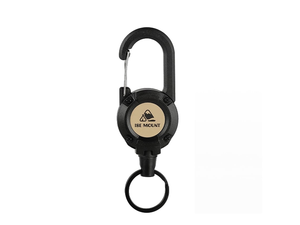 Chaveiro Retrátil Aço Multifuncional Camping Hiking