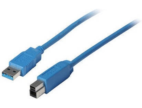 Cabo de Dados S-CONN (USB A - USB B - 1 m - Azul)