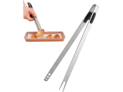 Pinças De Cozinha Em Aço Inoxidável, Pinças De Metal Para Cozinhar Longas Aço Inoxidável Grelhar