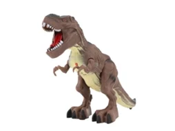 Brinquedo De Dinossauro Elétrico Com Luz E Som Realista A Bateria Para Meninos E Meninas Presente Marrom