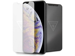 Capa Apple iPhone Xs Max GUESS Logo Transparente