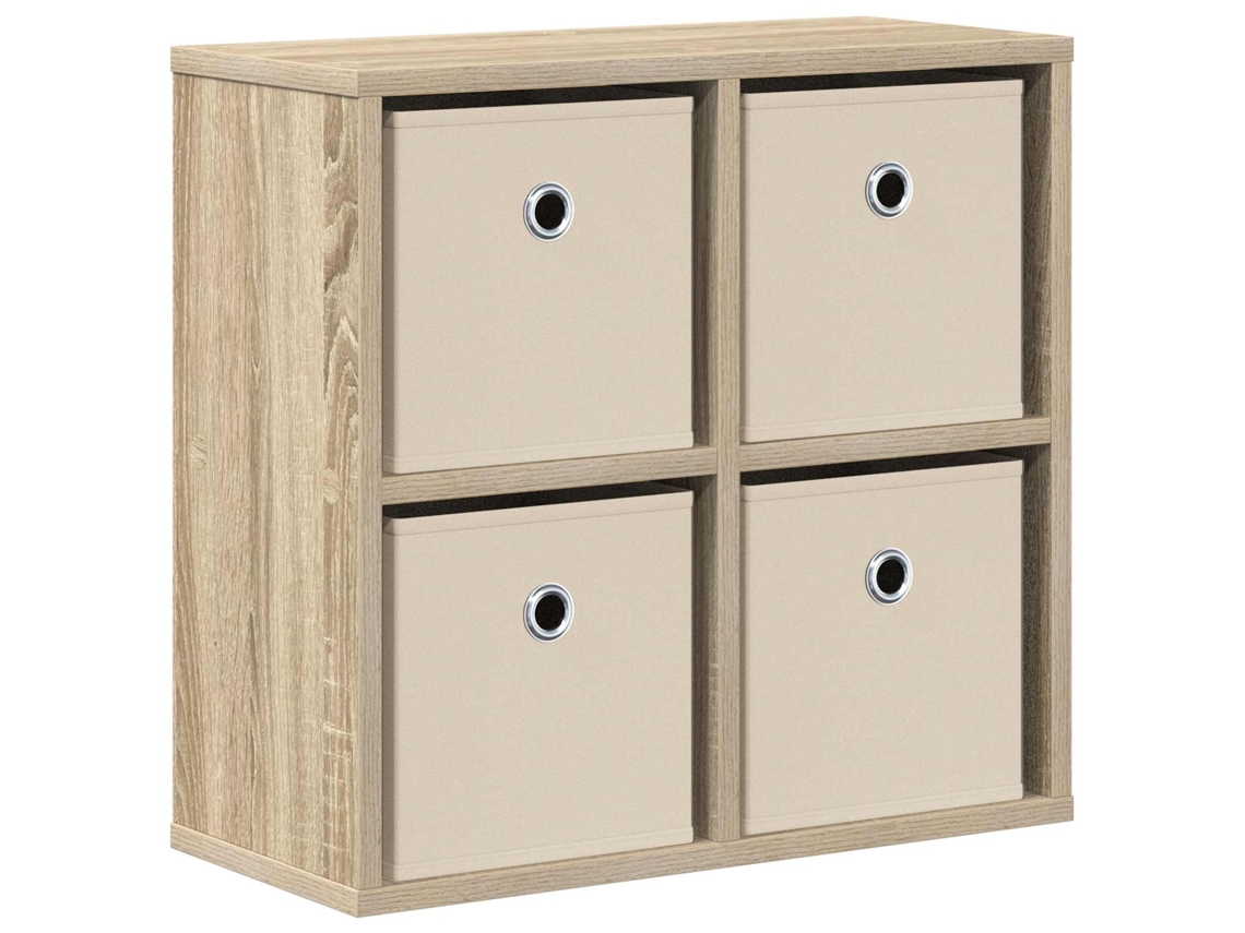 Conjunto 1 Gabinetes De Armazenamento Vidaxl Castanho Derivados De Madeira (49,5 X 22 X 47 Cm)