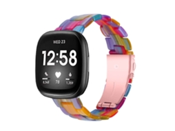 Bracelete Resina Luxury Multicor Fitbit by Google Versa 3