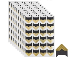 Lote De 2 400 Autocolantes De Ângulo De Foto Em Papel Kraft Para Scrapbooking - Quadro (doré) - Decoração