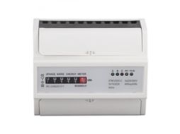 Medidor de Energia Trifásico Digital 220v/380v 4 Fios 7p Carril Din 10 a Kwh (40)