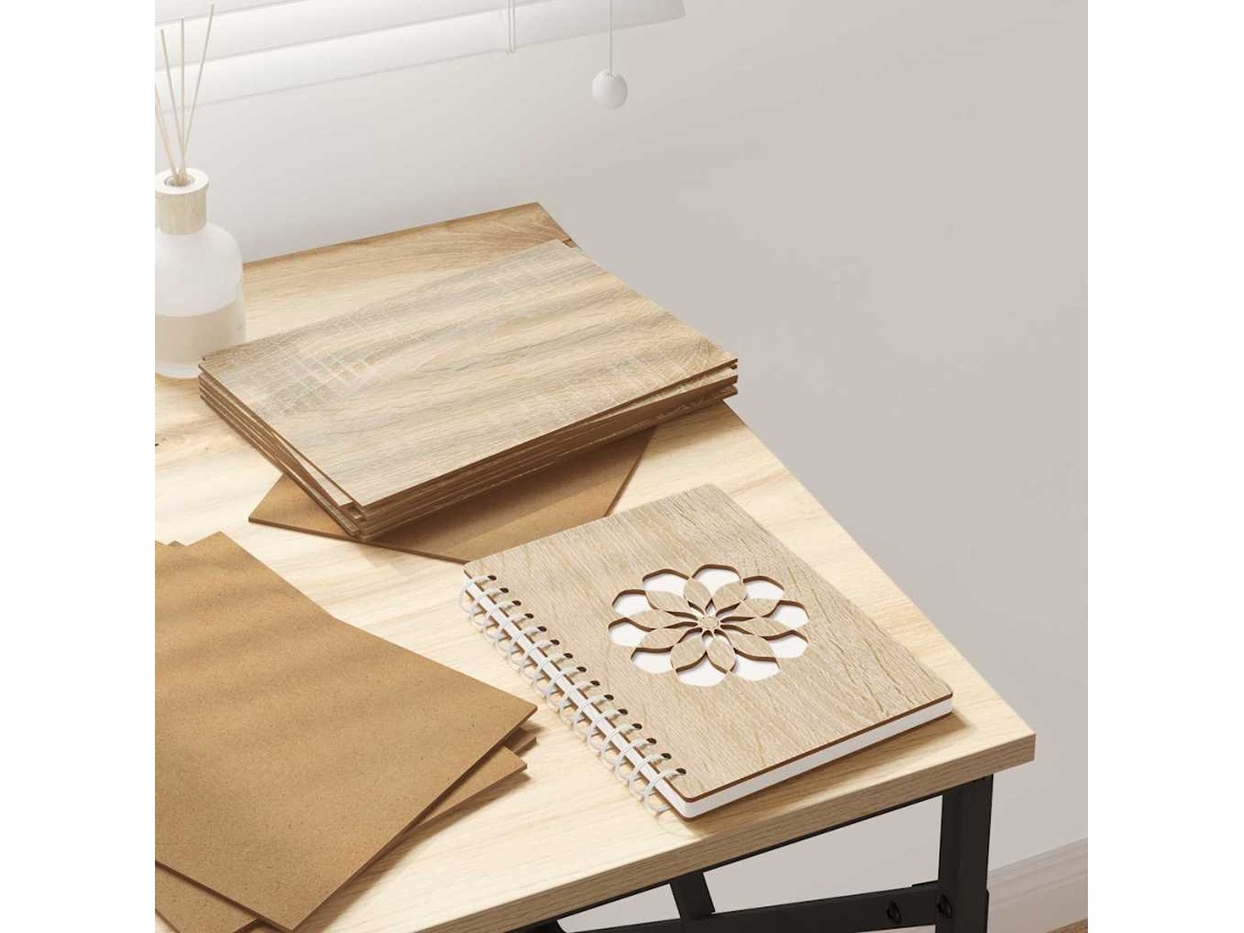 Vidaxl Painéis De Decoração 12 Unid. Carvalho Sonoma 21 X 30 X 0,27 Cm