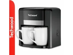 Cafeteira Elétrica 500w C/ 2 Canecas Preto Techwood