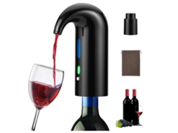 Aerador de Vinho Elétrico, Multifuncional, Automático, com Filtro e Dispensador de Oxidante BRILVIBERA