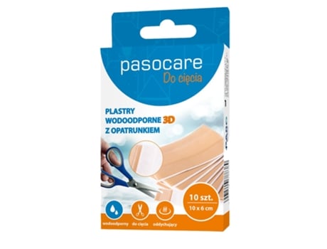 Tiras R Prova Dágua Com Penso 3d Plus Pasocare, 1mx6cm, 10pcs X 10cmx6cm, 1pc Paso Trading