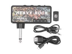 Amplificador de fone de ouvido para guitarra e baixo com bateria USB Primerox