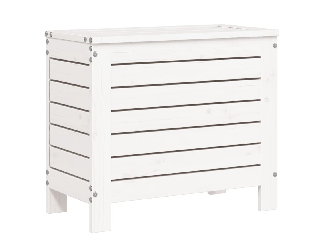 Garden Footstool, Garden Footstools Vidaxl Branco Madeira De Pinho (n/a)