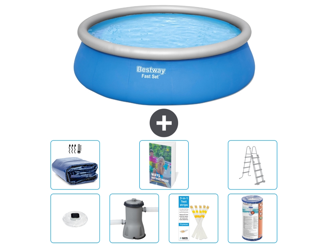 Bestway Piscina Bestway Fast Set Redonda - 457x122 Cm - 8-peças S449