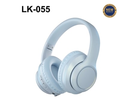 Auriculares Bluetooth 5.4 Supra-auriculares - Cancelamento Ativo De Ruído - Lk055 Azul Winlauyet