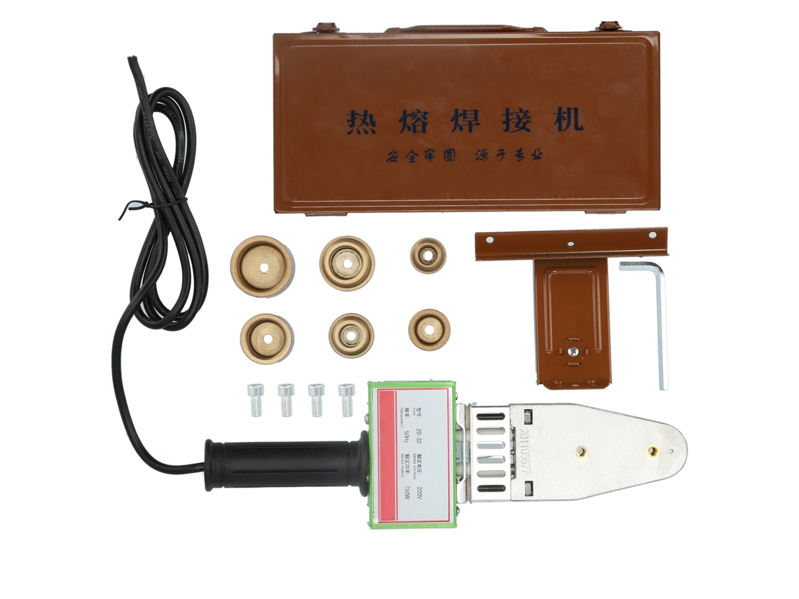 Kit de pistola de ar quente com 6 furos, ferramenta de solda elétrica de 750 W com dissipação de calor.