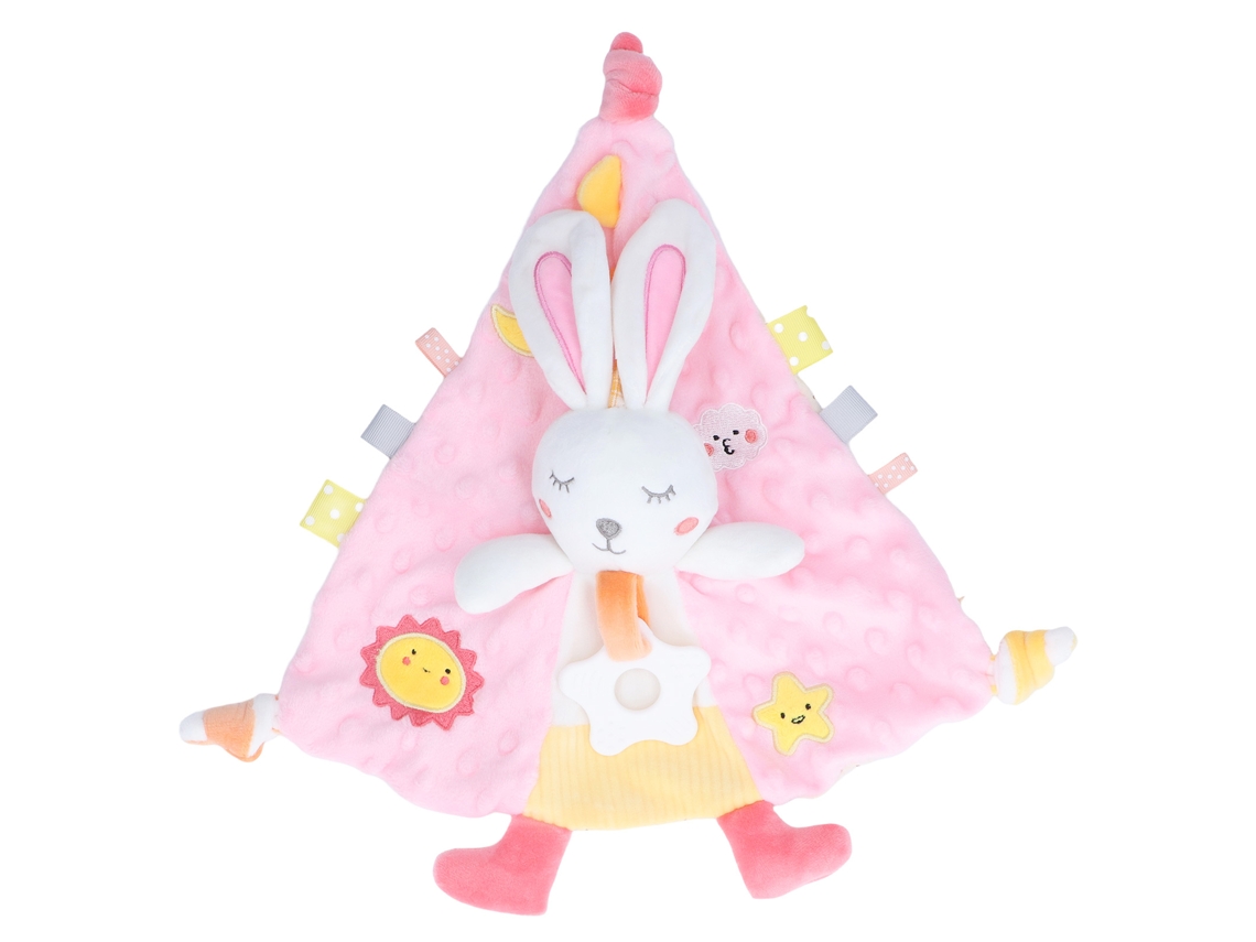 Brinquedo De Mordiscar Com Manta De Segurança Para Bebê Animais Adoráveis 14.2x14.6x2in