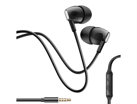 Fones De Ouvido Com Cabo 3,5 Mm Com Microfone Integrado Branco Inkax