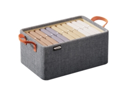 Cestos De Armazenamento Dobráveis ​​com Alças Para Organizar Roupas, Ideais Para Prateleiras, Casa, Berçário. Olysi Shop