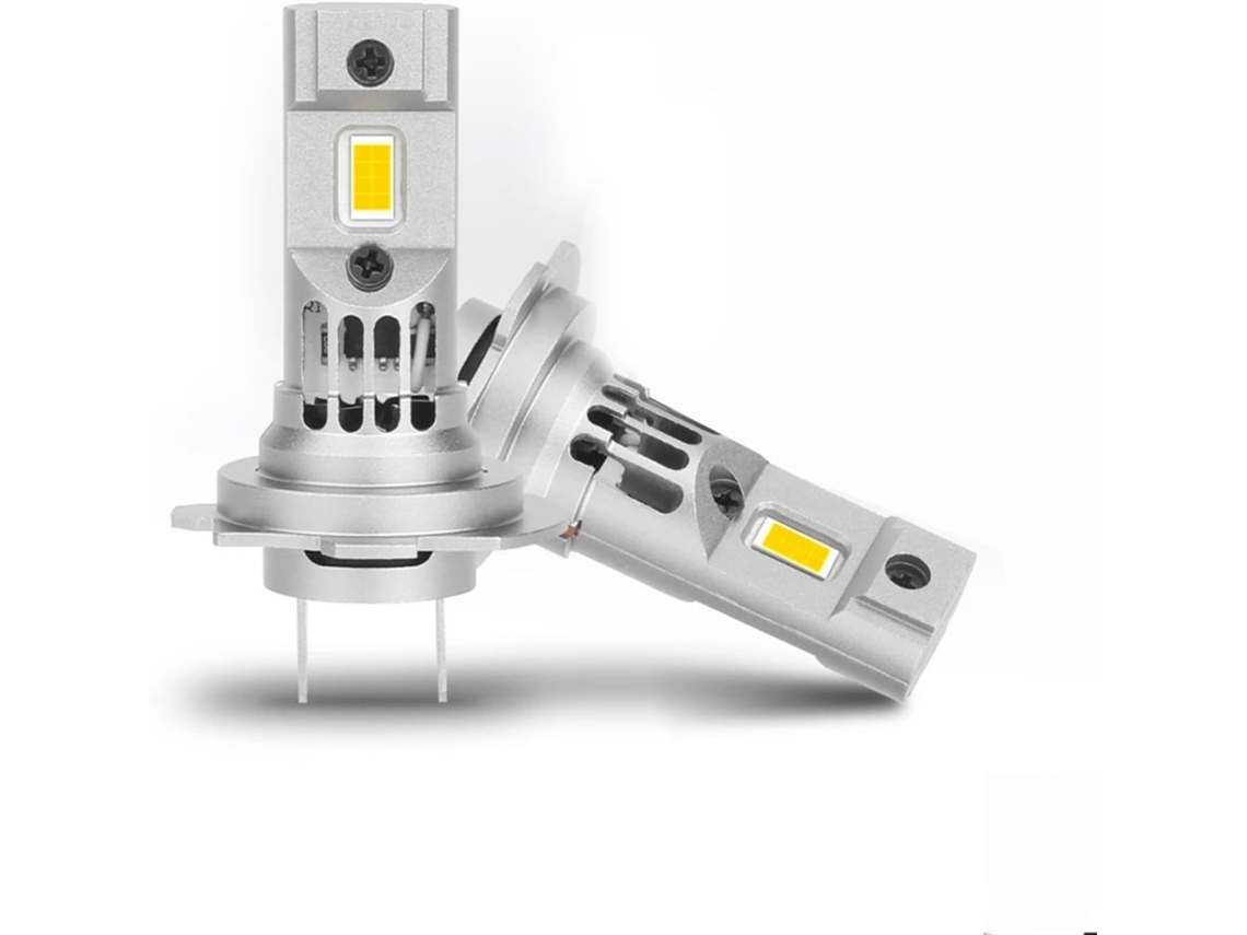 Repyl 2 Peças H7 Farol De Led 100000lm 120w Mini Lâmpada H4 Turbo Sem Fio Para Carro 12v 3585csp 6000k Cor, Tamanho H1