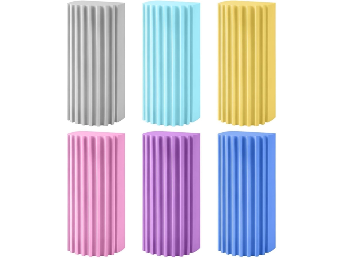 Esponja De Limpeza Úmida, Conjunto De 6 Peças, Alta Absorção, Formato Macio