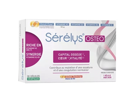 Osteo 30 Cápsulas Vegetais SÉRÉLYS