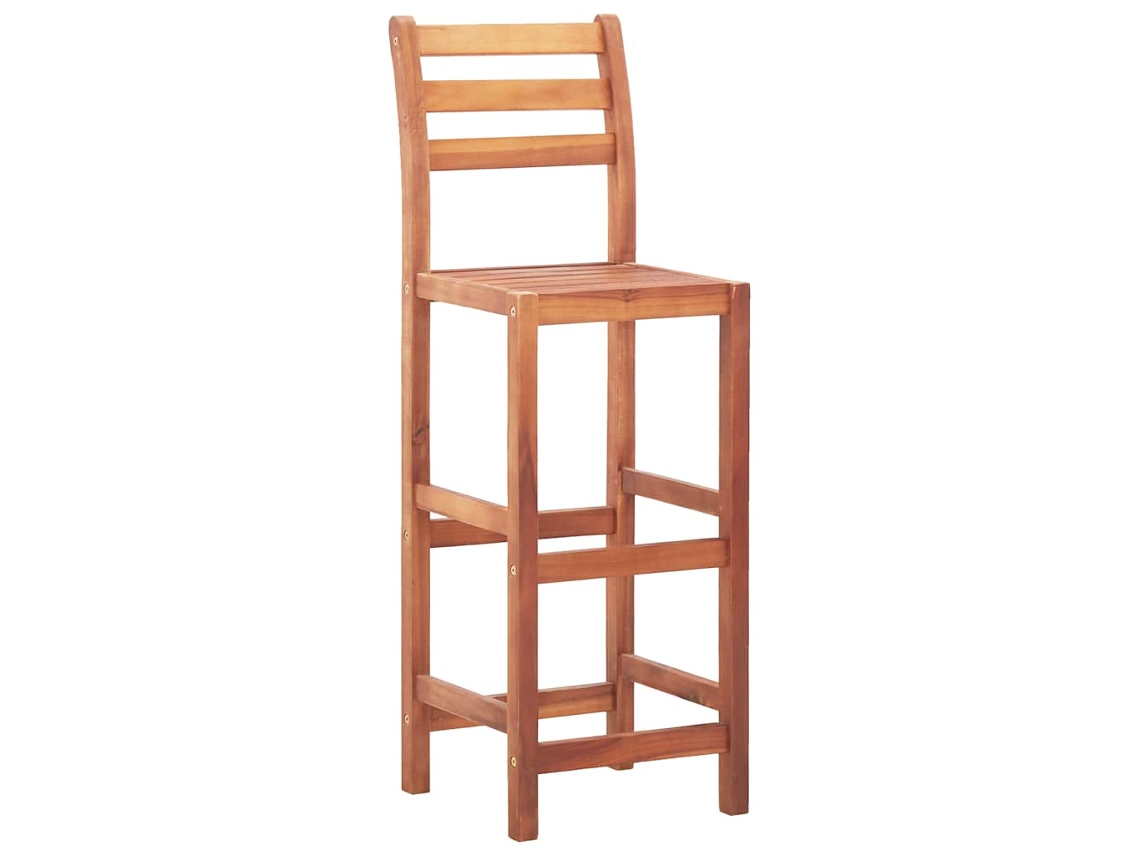 Maison Exclusive - Bancos De Bar 2 Pcs Madeira De Acácia Maciça