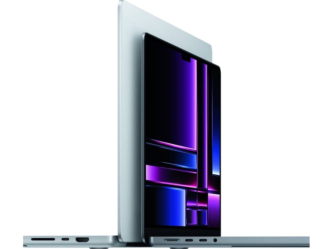 MacBook Pro APPLE Prateado (14'' - Apple M2 Pro 10-core - RAM: 16 GB - 512 GB SSD - GPU 16-core)