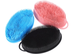 Lurelia Pack De 3 Escovas De Silicone Para Corpo E Rosto, Silicone Macio, Dupla Face E Massagem Suave, Uso Diário Suave