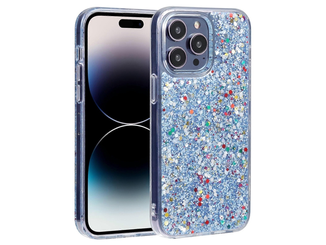 Capa Para Iphone 14 Pro Em Tpu E Pc, Azul