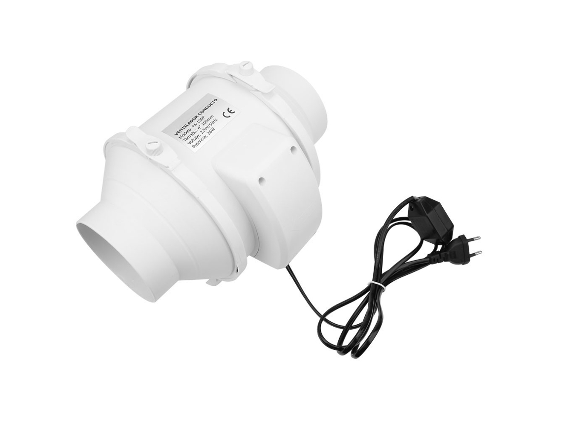 Extractor de Ar 4in para Banheiro Ventilação 26w