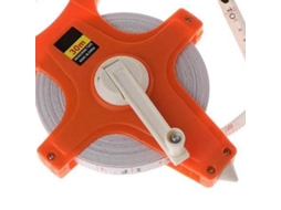Fita Métrica de Fibra com Estrutura Plástica Portátil e Manivela para Canteiros de Obras. SFUSHOS