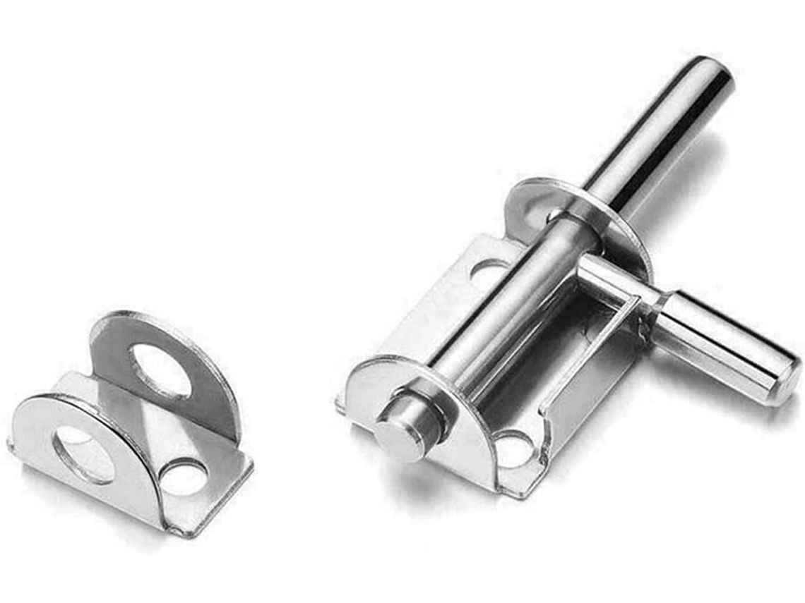 Fechadura De Aço Inoxidável Para Porta, Trincos Deslizantes Sólidos, Fecho Para Casa, Portão De Segurança, Banheiro