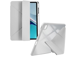 Capa para tablet de couro sintético transparente e acrílico Webake