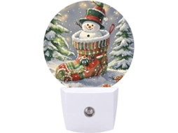 Luzes Noturnas De Parede Com Plugue, Meias Quentinhas, Luzes Noturnas De Led Com Sensor, Luz Noturna Branca Quente Suave