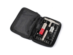 Conjunto De Ferramentas Aperto Multifuncional Com Chave Torque, Soquete E Bits Para Chave De Cabo Em T
