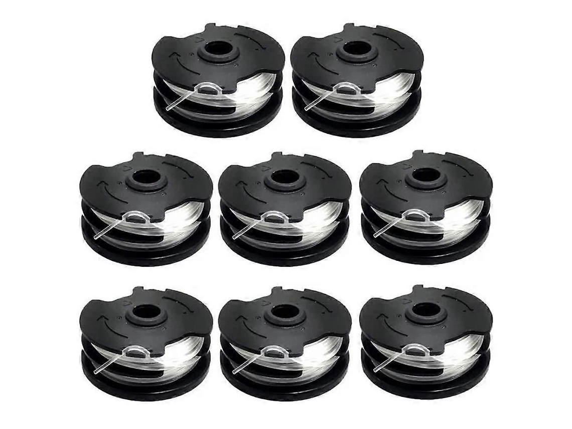 Kit com 8 Carretéis de Fio para Aparador de Grama AQUAFORGE, compatível com Parkside Tlp 01