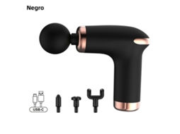 Mini Massageador Usb Portátil para Alívio Profundo da Dor Muscular nas Costas MDUG (preto)
