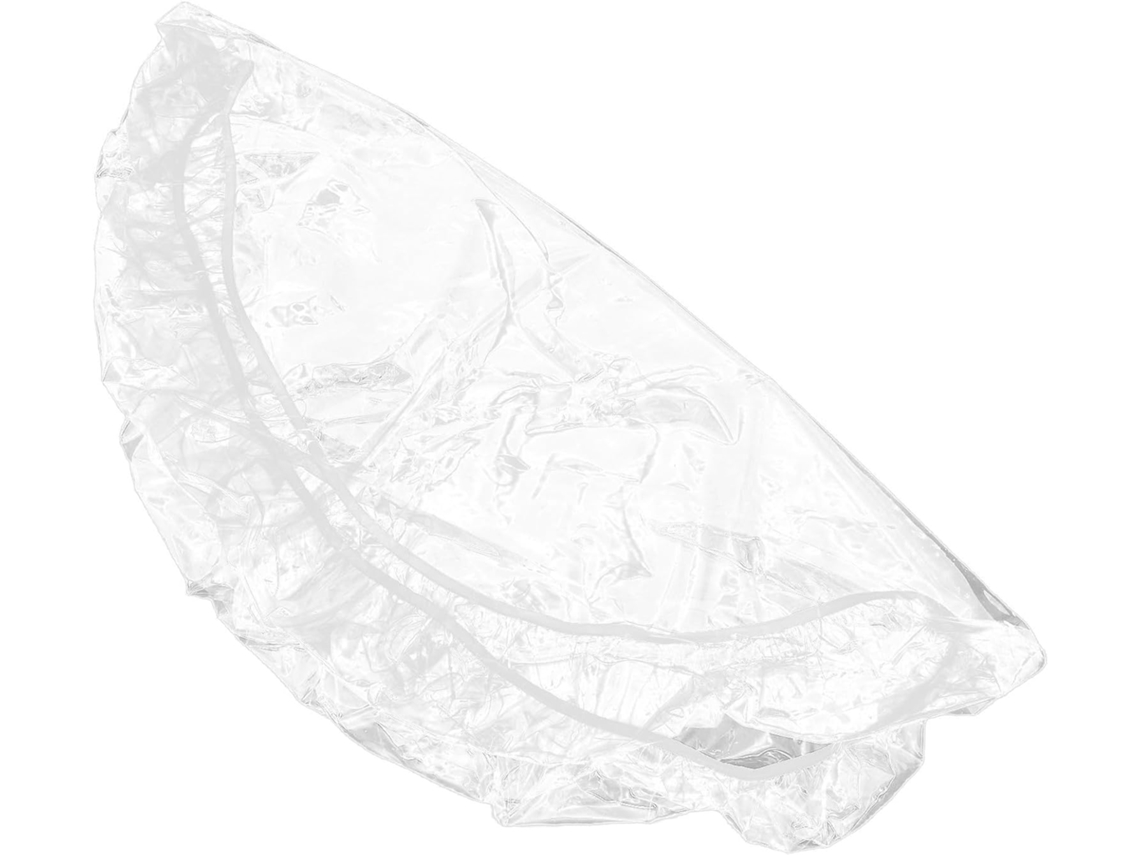 Toalha De Mesa Redonda Transparente De Pvc De 60 Polegadas (152 Cm), Grossa E Antiderrapante.
