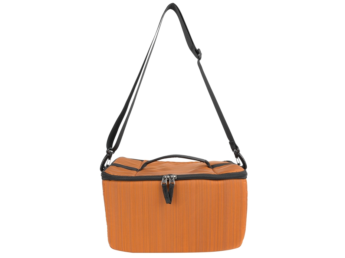 Bolsa Para Câmera Dslr À Prova Dágua Com Alça, Compartimento Para Inserção E Capa Protetora Brilvibera (laranja)