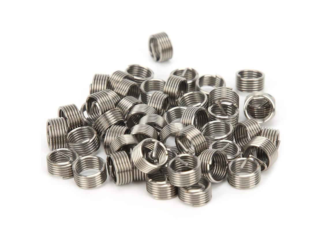 Conjunto De 50 Insertos Rosca Macho-fêmea Para Reparo Porcas,