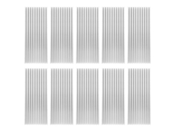 Veloriskku-10 Peças Dissipador De Calor De Alumínio Para Roteador Placa Mãe Memória Resfriamento 40x8x100mm
