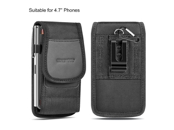 Mali estojo para Celular Multifuncional À Prova D'água com Bolsa de Cinto e Slot para Cartões Compatível com Smartphones
