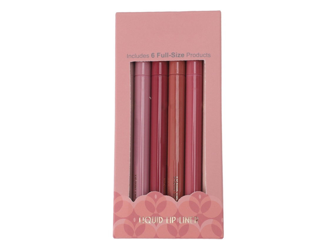 Lápiz Labial Líquido Mate 6 Cores Secagem Rápida Impermeável De Longa Duração 0.6ml Marcador Para Festa Festival Encontro