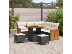 Vidaxl Conjunto De Sofá De Jardim 8 Unid. 8-número De Lugares