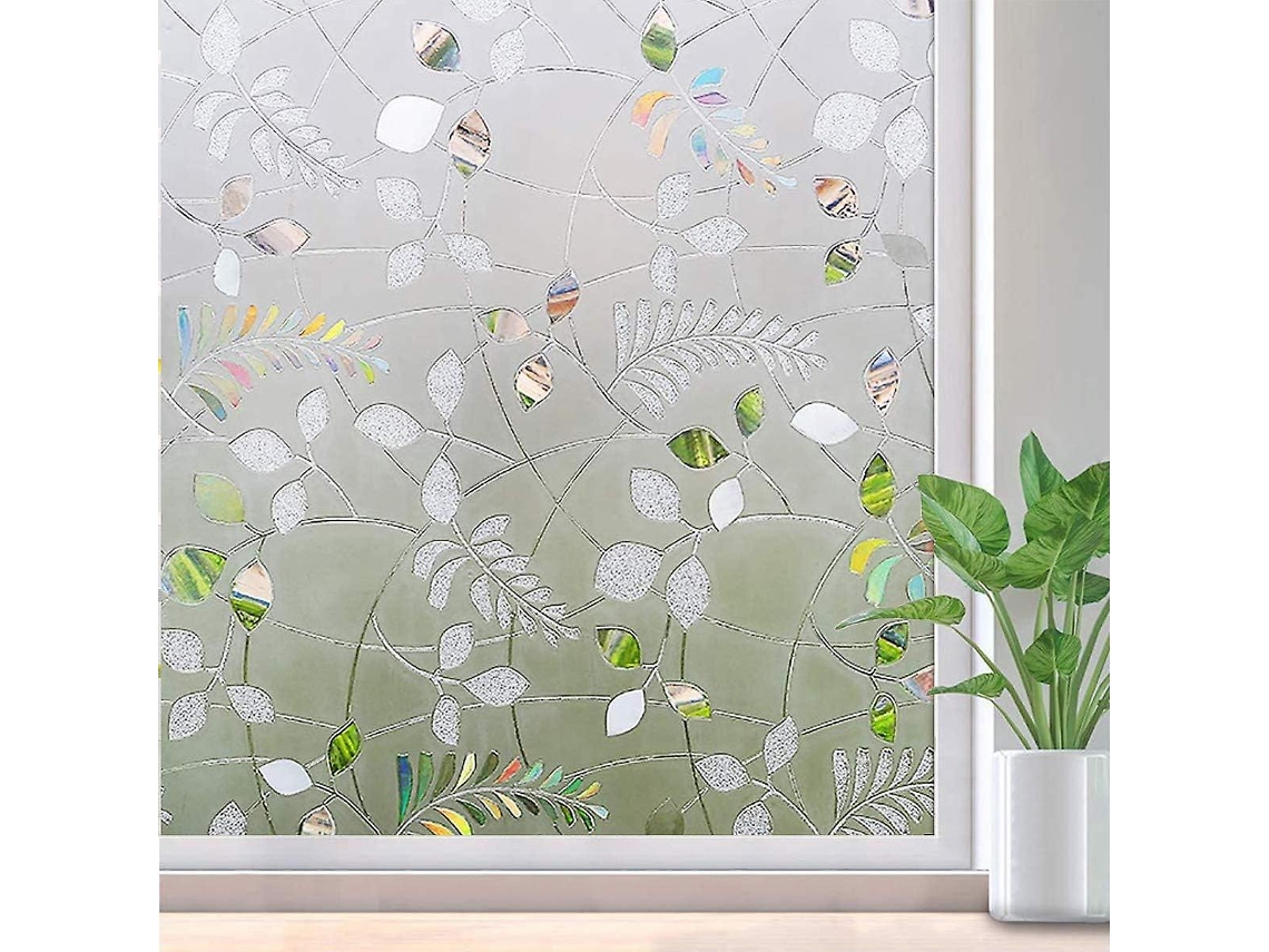 Omni pelicula para Ventanas Privacidad Opaca Autoadhesiva Proteccion Uv 96% Anti ultravioleta Sin Pegamento Reutilizable 45x200cm