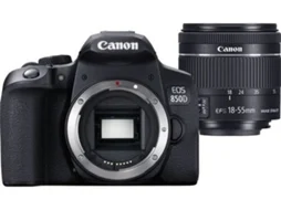 Kit Máquina Fotográfica Reflex CANON EOS 850D + EFS-18-55mm f/3.5-5.6 (APS-C)
