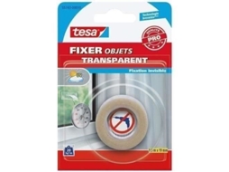 Fixação De Objeto Dupla Face Tesa Transparente 1,5mx19mm