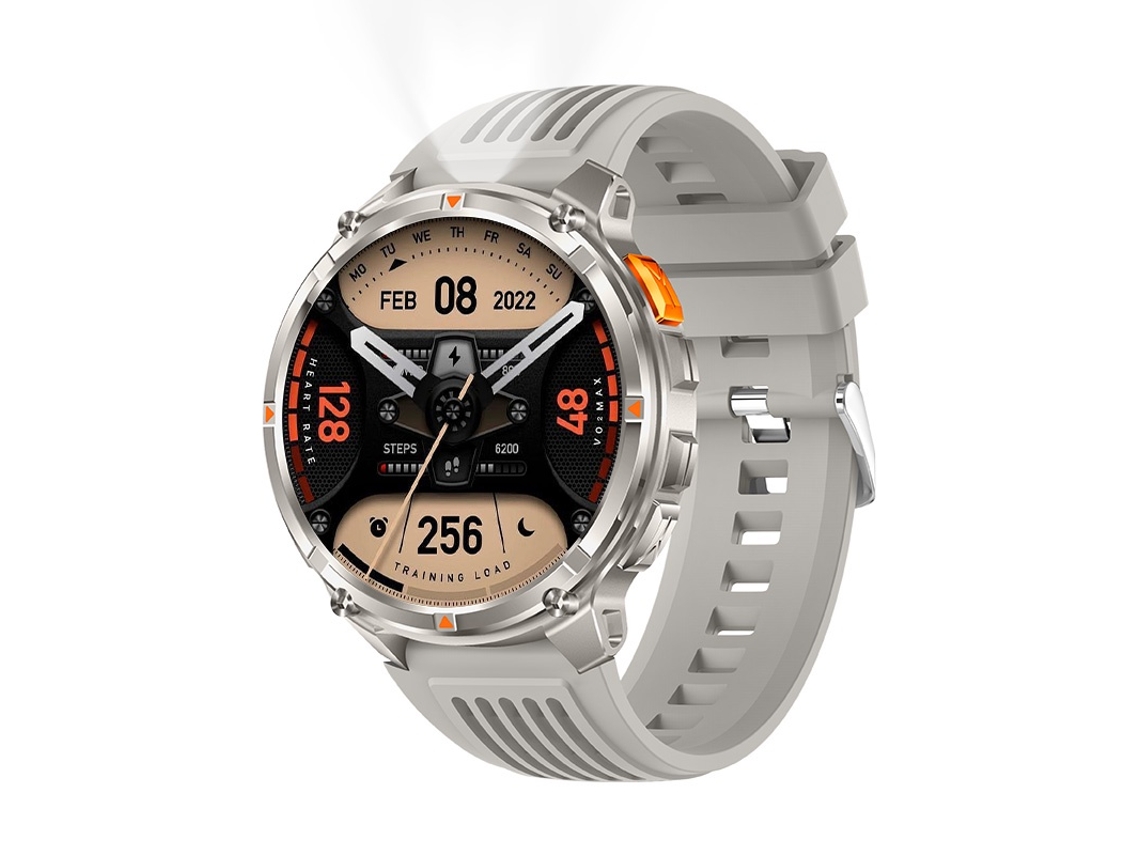 Smartwatch Qs10 Com Tela Ips De 1,7 Polegadas, Bateria De 1100 Mah, Chamadas Bluetooth E Monitoramento De Saúde (cinza)
