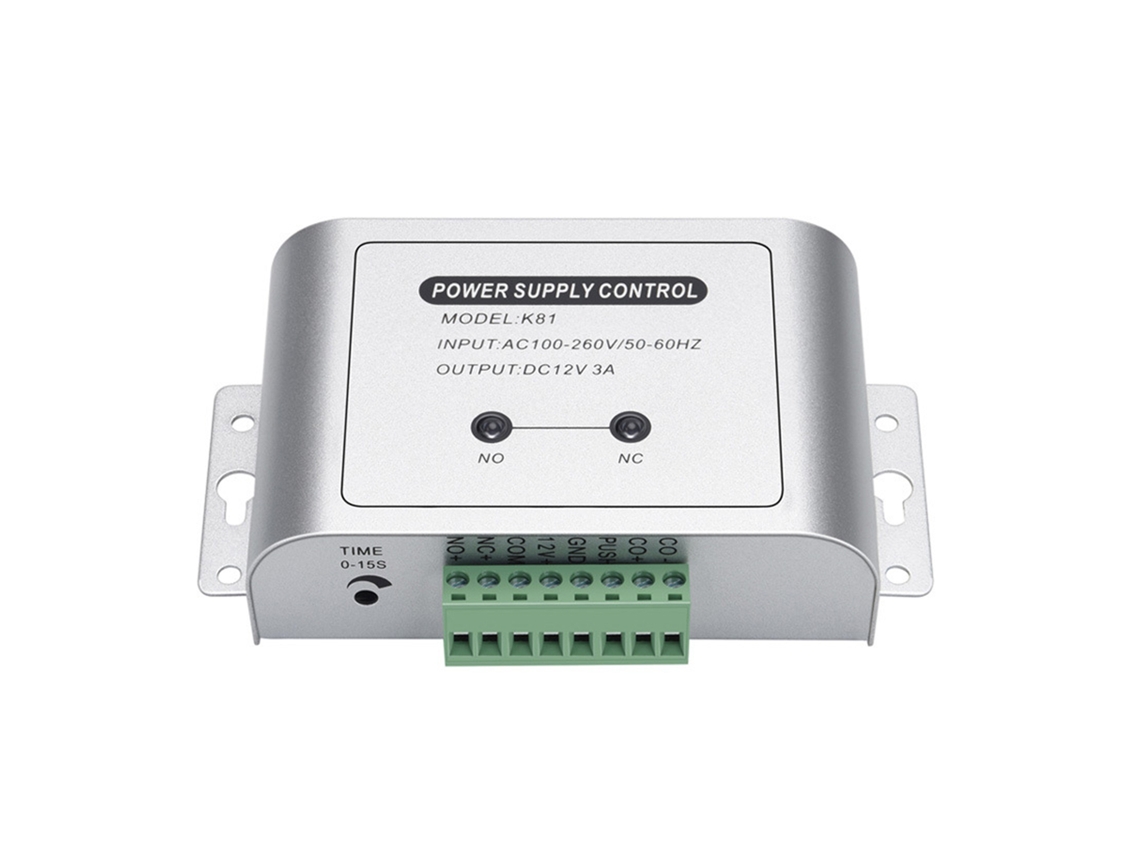 K81 Power Ac 100 260v para Dc 12v 3a Adequado para Campainha de Vídeo Fechadura Elétrica com Trava Magnética BRILVIBERA