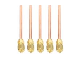 Válvula de acesso de ar condicionado Primerox de cobre 1/2 20 UNF, para linhas R410, R32, com núcleo e tampa | S/MARCA