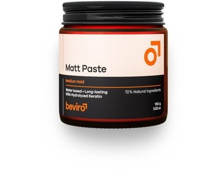 Pâte Matificante de Fixação Média 100 Ml Beviro